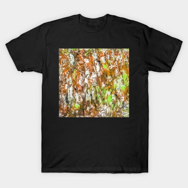 Abstract in Autumn Colors T-Shirt by Klssaginaw